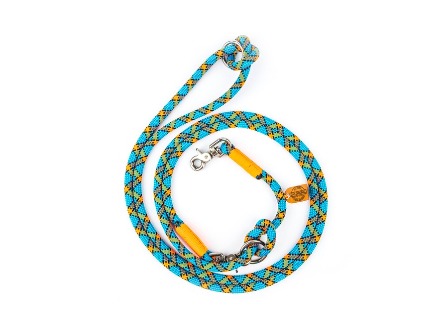 TAUWERK HUNDELEINE ORANGEBLAU